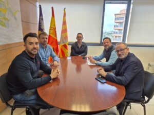 Una instant&aacute;nea en la reuni&oacute;n de este lunes