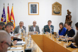 Un momento en la Junta Local de Seguridad de Formentera