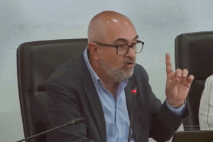 Vicent Roig, alcalde de Sant Josep, en el &uacute;ltimo Pleno.