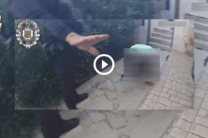 V&iacute;deo subido por la polic&iacute;a de Sant Josep.