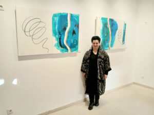 La ibicenca Josefina Torres en su exposici&oacute;n 