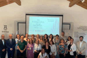 Acto en homenaje a las profesionales de la enfermería (Foto COIBA