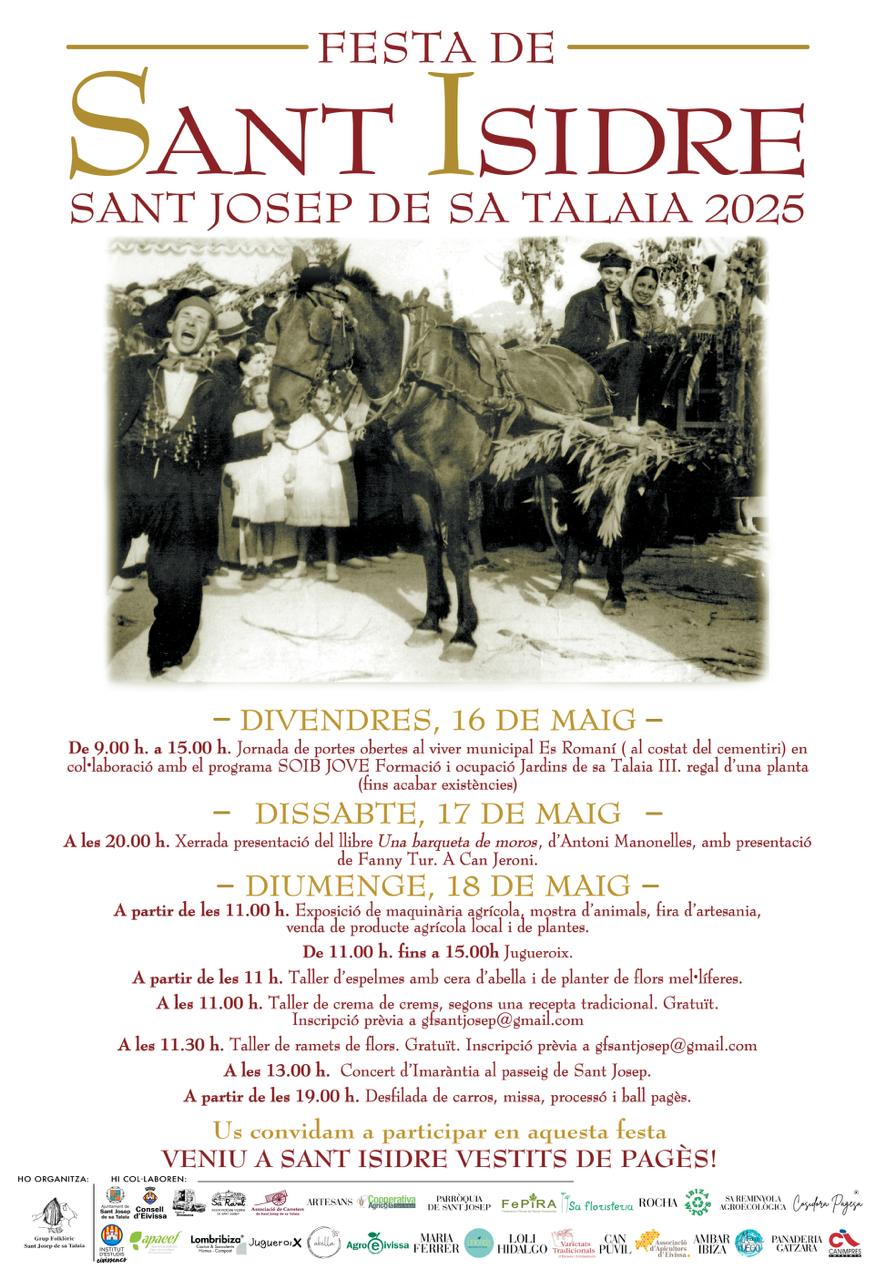 Cartel Sant Isidre 2025 Cartel Sant Isidre 2025