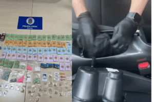 Coche con drogas en Ibiza.