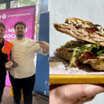 Danilo Virzi de Can Gourmet con el primer premio al Mejor Bocata De España.