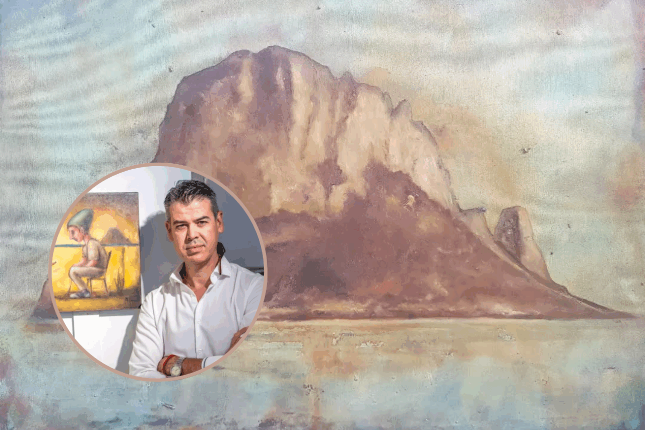El artista Miguel Ángel García López