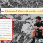 Fragmento de la investigación, Messi sentado y de fondo su mansión en Ibiza.