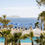 Las vistas de la zona de la piscina de ERGUS Style Punta Arabí (Foto FERGUS Group)