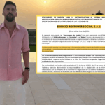 Messi en su casa de Ibiza y una parte del documento de su SOCIMI. Montaje La Voz de Ibiza