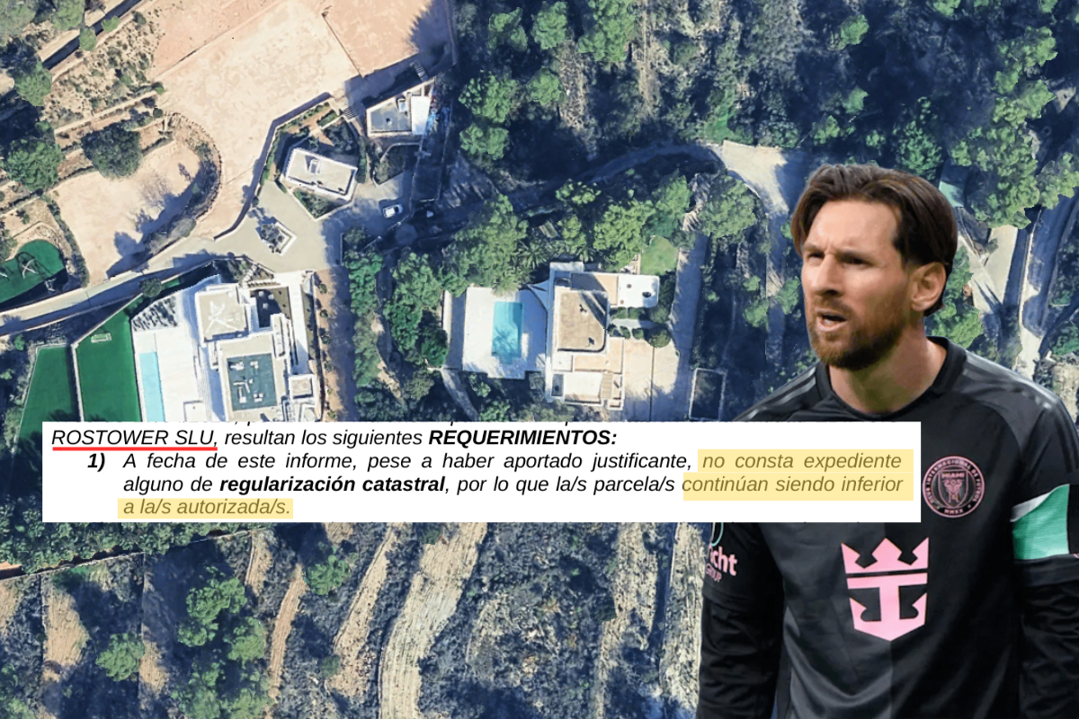 Messi, su mansión y un fragmento clave en los requisitos