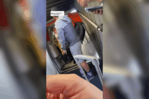 Pasajero borracho en Manchester