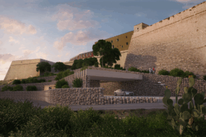 Render del Parador de Ibiza