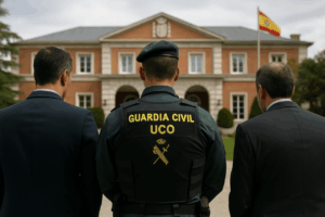 Sánchez y Ábalos, con la UCO en el medio.