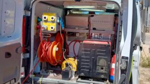 Trabajos de reparaci&oacute;n en la potabilizadora de Sant Antoni.