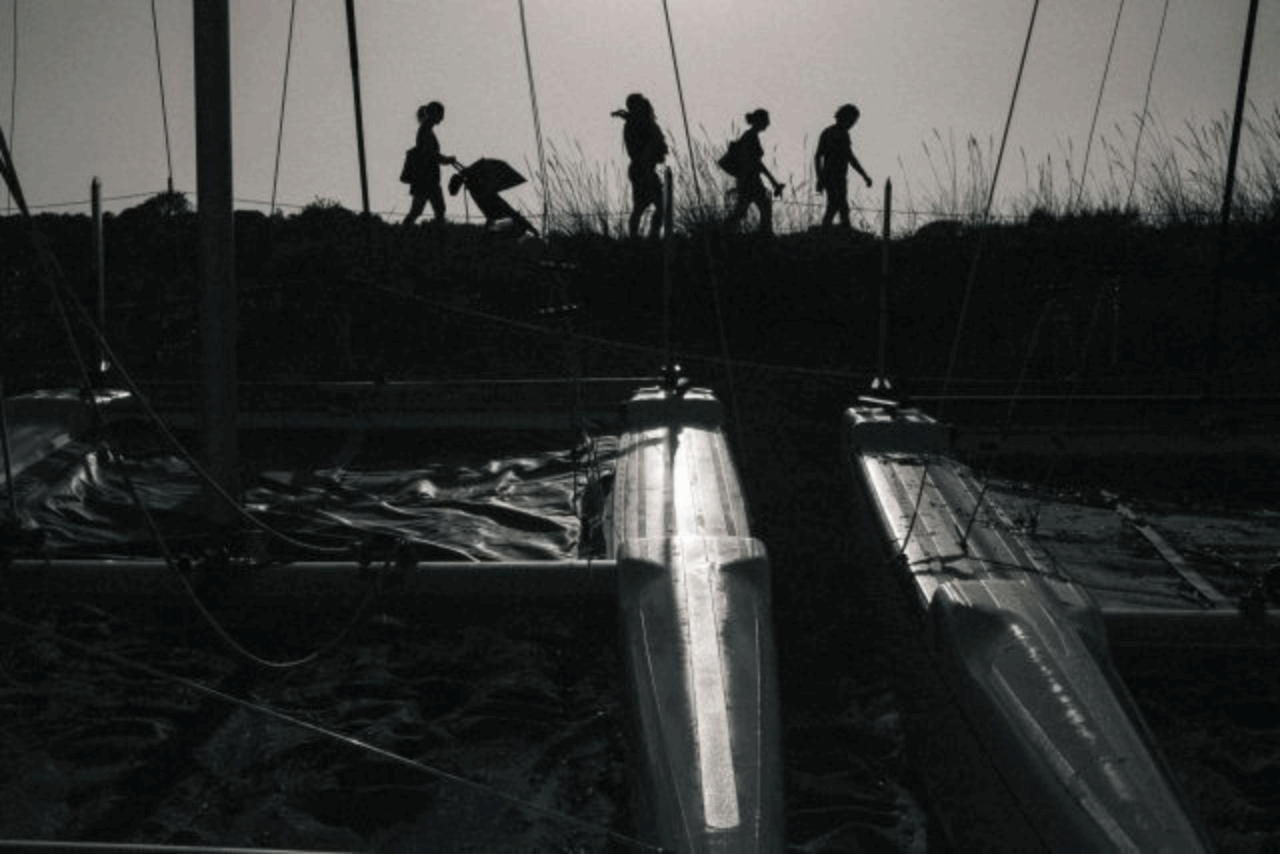 Una de las fotografías de la categoría blanco y negro (Foto Cultura de Formentera)