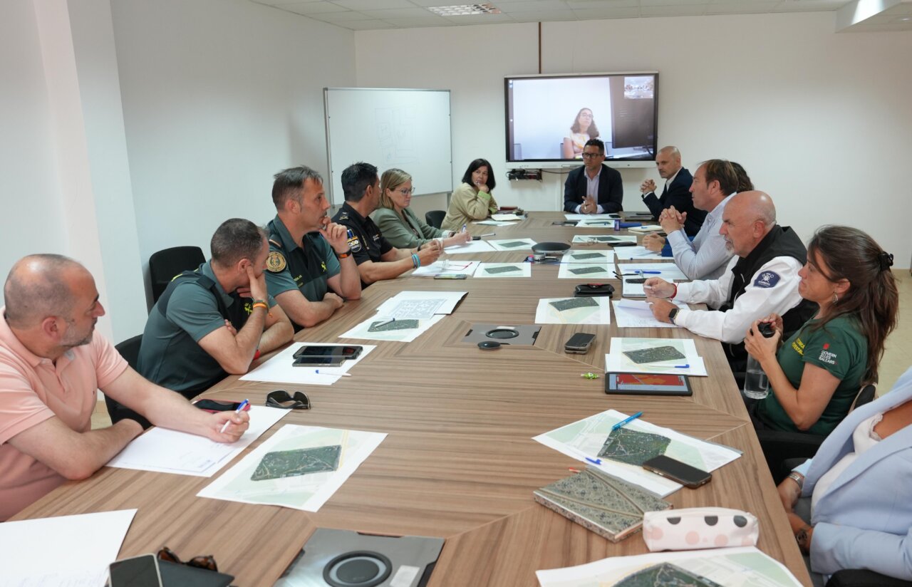 Una foto de la reunión en el Ayuntamiento de Ibiza Una foto de la reunión en el Ayuntamiento de Ibiza