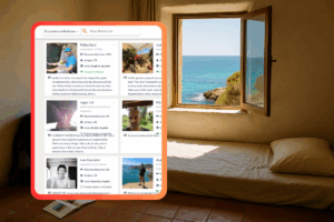 Una habitación en Ibiza con vista al Mediterráneo