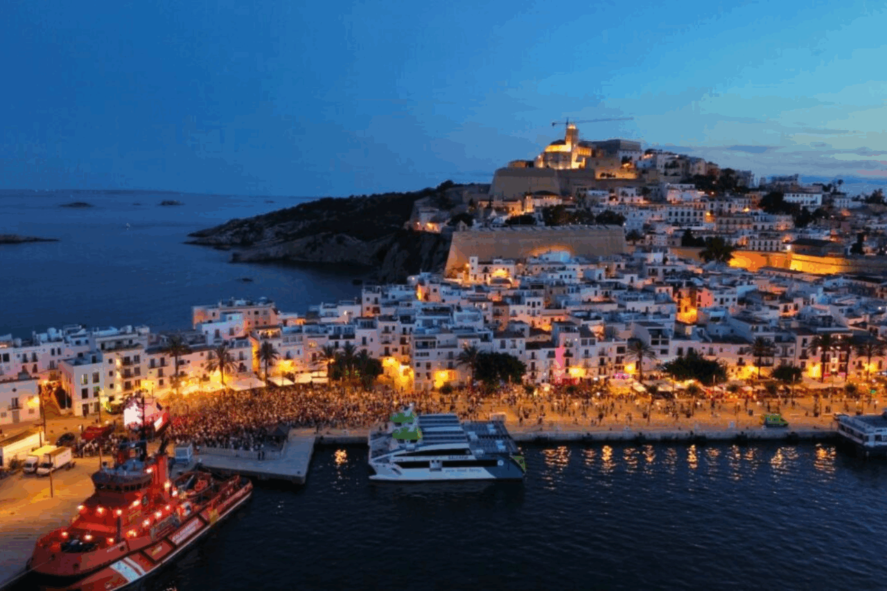 Vistas del puerto de Ibiza durante el evento PORTSIDE (Foto Archivo)