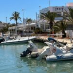 Los primeros barcos trasladados de regreso a Port Nàutic Ibiza .
