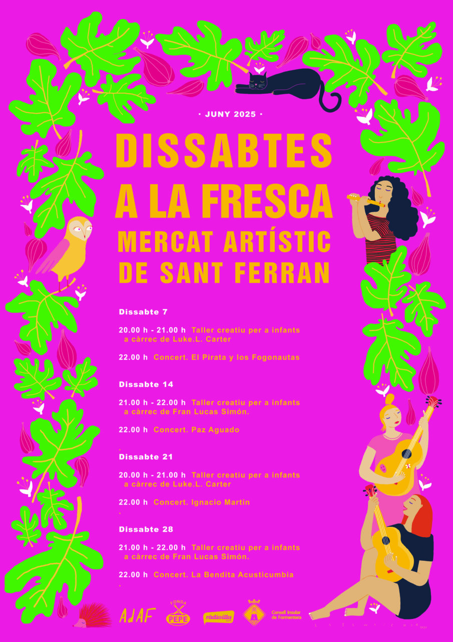 Cartel de Dissabtes a la Fresca Cartel de Dissabtes a la Fresca