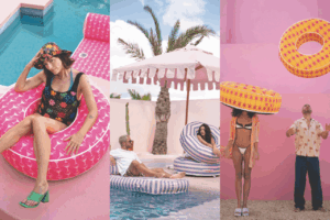 Campa&ntilde;a de lanzamiento de los hinchables de piscina de CANACANA Design by Diego Calvo