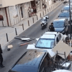 Momento en el que entran los agentes de la Policía Nacional.