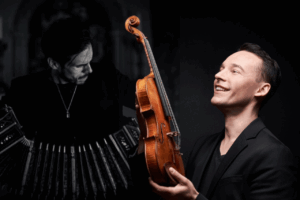 Claudio Constantini y Linus Roth, músicos. Ayuntamiento de Sant Antoni