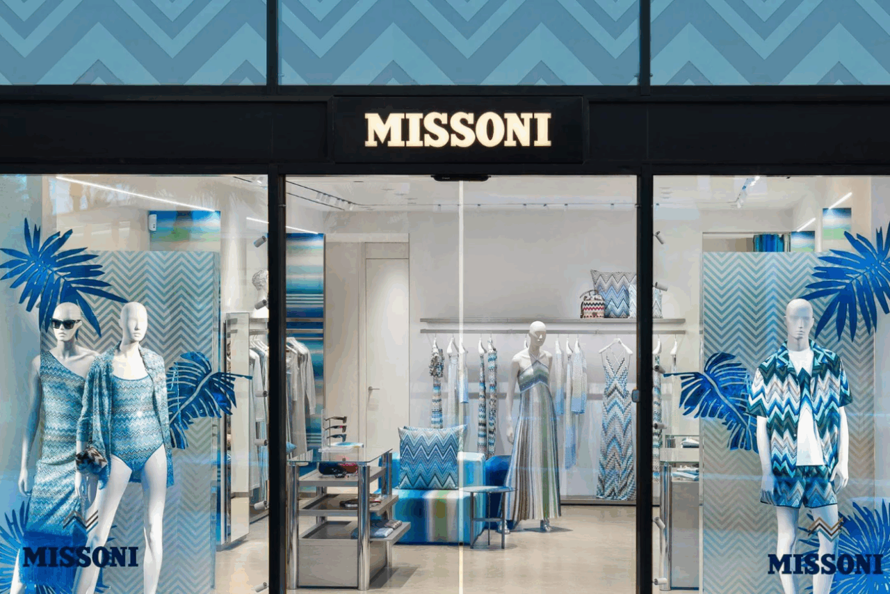 Fachada de Missoni Boutique en Ibiza Fachada de Missoni Boutique en Ibiza