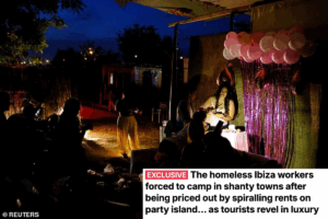 Festejo de cumpleaños. Imagen de Reuters replicada en el Daily