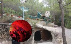 Fiesta en una cueva en Ibiza