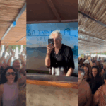 Frames de la última sesión de Jon Sa Trinxa en el mítico chiringuito de Ses Salines.