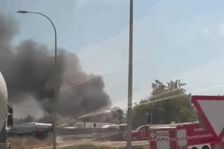 Incendio en Can Rova 2