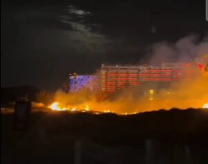 Incendio en Playa d'en Bossa