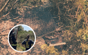 Incendio en asentamiento ilegal en Ibiza.