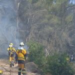 Incendio forestal en Ibiza