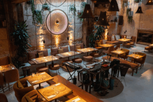 Interior de Casa Flow en Ibiza