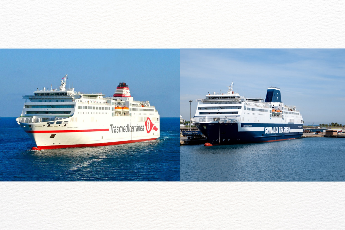 Las dos versiones del Ciudad de Granada. En junio será un hotel flotante en Ibiza Las dos versiones del Ciudad de Granada. En junio será un hotel flotante en Ibiza