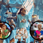 Ozuna en Ushuaïa, quien se saludó con el futbolista estrella Lamine Yamal. Archivo.