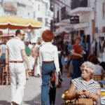 Plaça de Vila, 1976. Fotografía de Walter Rudolph (1)