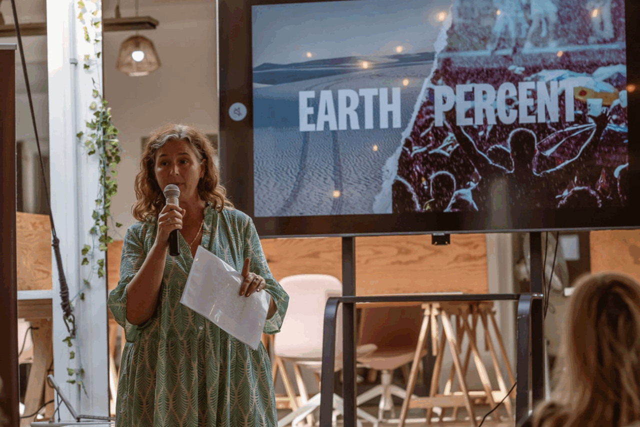 Presentación de EarthPercent en Ibiza. Archivo