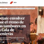 Publicación en la página de turismo del Govern