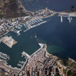 Puerto de Ibiza. Imagen aerea. APB archivo