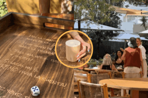 Si sacas un 5, tu comida en Remo Ibiza es gratis. Frames de un v&iacute;deo de Clara Rodr&iacute;guez @gorteamfood