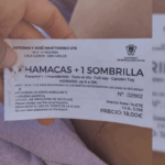 Ticket usado para cobrar