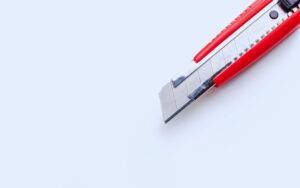 Un c&uacute;ter, el elemento con el que una madre agredi&oacute; a otra.