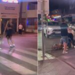 Violenta pelea en Playa d'en Bossa