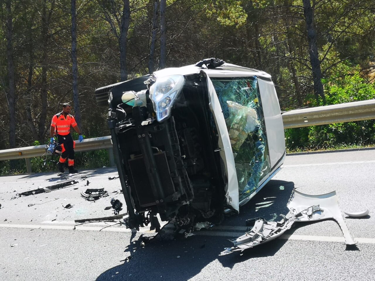 El otro vehículo implicado en el siniestro. El otro vehículo implicado en el siniestro.
