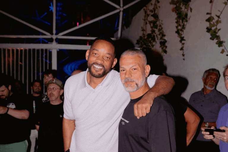 Will Smith junto a Yann Pissenem en [UNVRS] (Foto willsmith)
