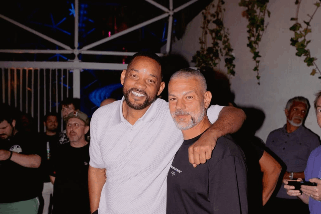 Will Smith junto a Yann Pissenem en [UNVRS] (Foto willsmith)