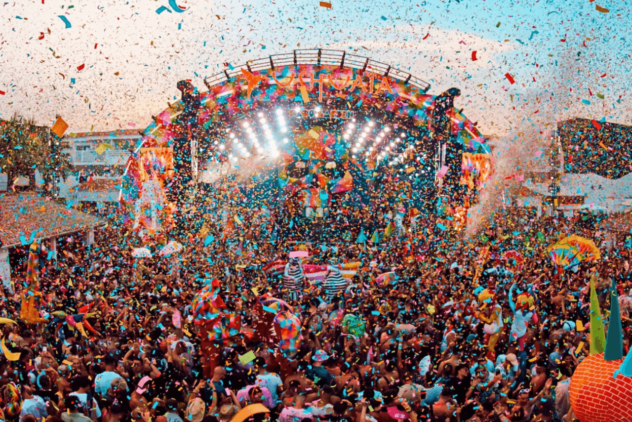 elrow fiesta especial en Ushuaïa Ibiza